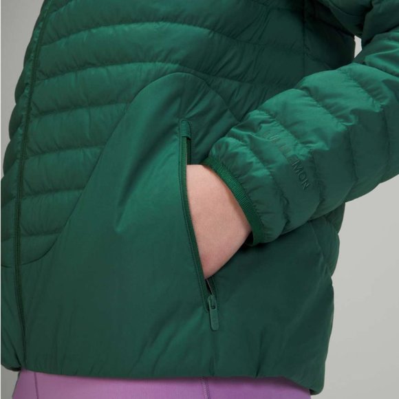Lululemon Lightweight Relaxed-Fit Down Puffer Jacket Everglade Green - Picture 14 of 15